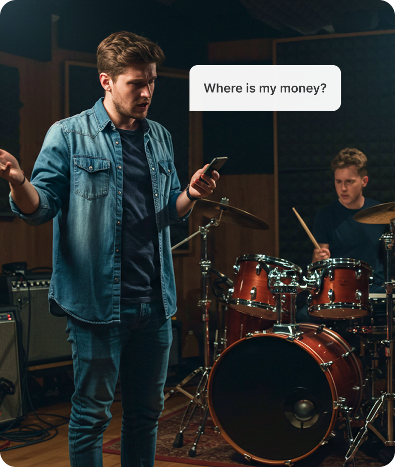 Athlete payment challenges illustration