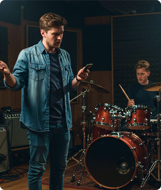 Artist payment assistance illustration